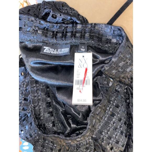 NWT 7th Avenue Design Studio New York & Company size 8 $55 Black Lined Skirt - Picture 10 of 12